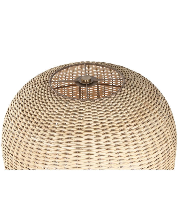 Lampada da Terra Home ESPRIT Beige 50 x 50 x 148 cm Lampada da Terra Home ESPRIT Beige 50 x 50 x 148 cm