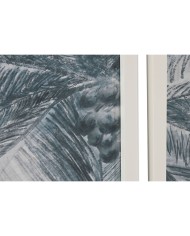 Quadro Home ESPRIT Azzurro Bianco Palme Mediterraneo 80 x 2 x 60 cm (2 Unità) Quadro Home ESPRIT Azzurro Bianco Palme Mediterraneo 80 x 2 x 60 cm (2 Unità)