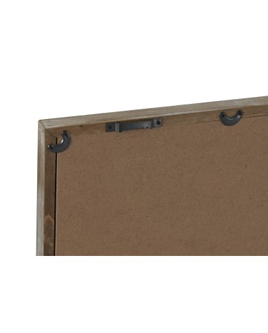 Quadro Home ESPRIT Grigio Pesce (4 Unità)