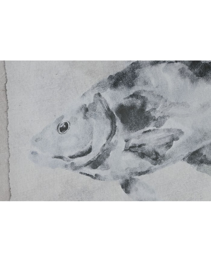 Quadro Home ESPRIT Grigio Pesce (4 Unità) Quadro Home ESPRIT Grigio Pesce (4 Unità)