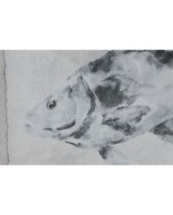 Quadro Home ESPRIT Grigio Pesce (4 Unità) Quadro Home ESPRIT Grigio Pesce (4 Unità)
