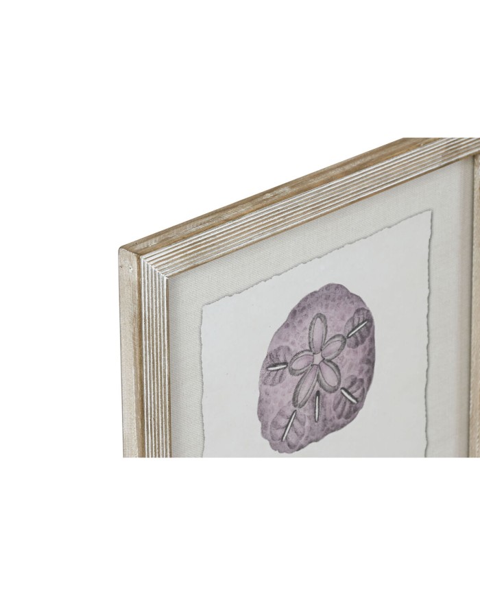 Quadro Home ESPRIT Corallo 35 x 2 x 45 cm (9 Unità)