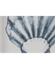 Quadro Home ESPRIT Azzurro Bianco Mediterraneo 35 x 2 x 35 cm (4 Unità)