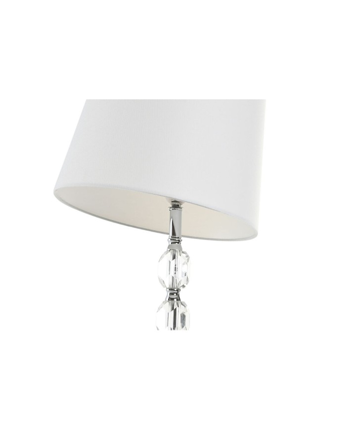 Lampada da Terra Home ESPRIT Bianco Argentato 50 W 220 V 35 x 35 x 150 cm (3 Pezzi)