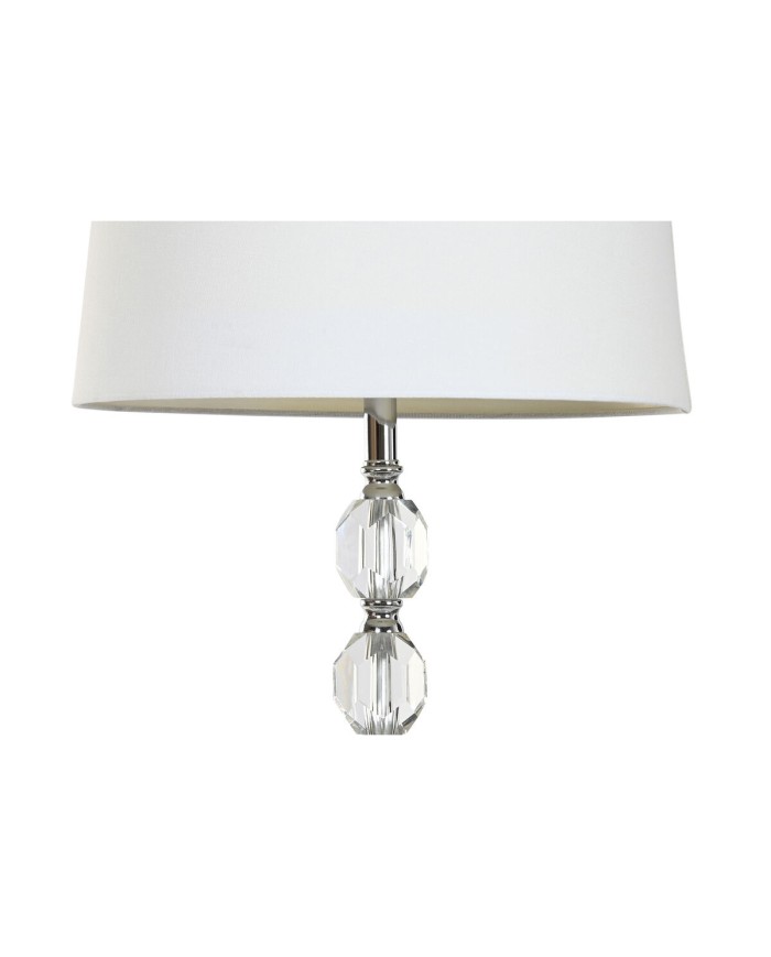 Lampada da Terra Home ESPRIT Bianco Argentato 50 W 220 V 35 x 35 x 150 cm (3 Pezzi)