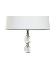 Lampada da Terra Home ESPRIT Bianco Argentato 50 W 220 V 35 x 35 x 150 cm (3 Pezzi)