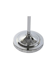 Lampada da Terra Home ESPRIT Bianco Argentato 50 W 220 V 35 x 35 x 150 cm (3 Pezzi)