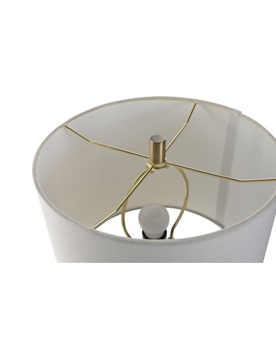 Lampada da tavolo Home ESPRIT Bianco Dorato 50 W 220 V