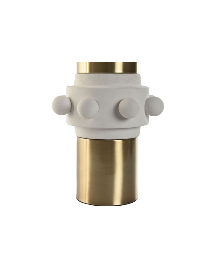 Lampada da tavolo Home ESPRIT Bianco Dorato 50 W 220 V