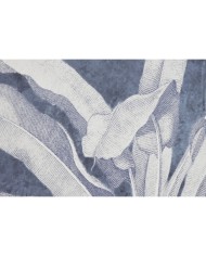 Quadro Home ESPRIT Azzurro Palme Tropicale 180 x 4 x 120 cm (3 Pezzi)