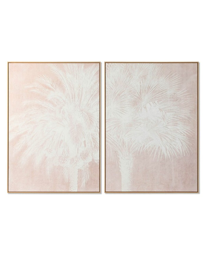Quadro Home ESPRIT Bianco Beige Palme Tropicale 100 x 4 x 140 cm (2 Unità) Quadro Home ESPRIT Bianco Beige Palme Tropicale 100 x 4 x 140 cm (2 Unità)