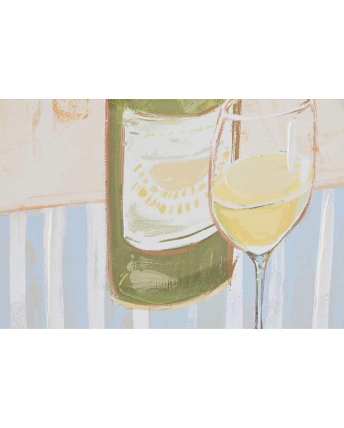 Quadro Home ESPRIT Giallo Azzurro Mediterraneo 60 x 4 x 80 cm (4 Unità)