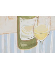 Quadro Home ESPRIT Giallo Azzurro Mediterraneo 60 x 4 x 80 cm (4 Unità)