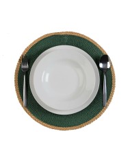 Sottopentola Versa Verde Juta polipropilene Giacinto d'acqua 38 x 38 cm