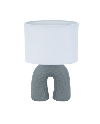 Lampada da tavolo Versa Grigio Ceramica 18 x 28 cm
