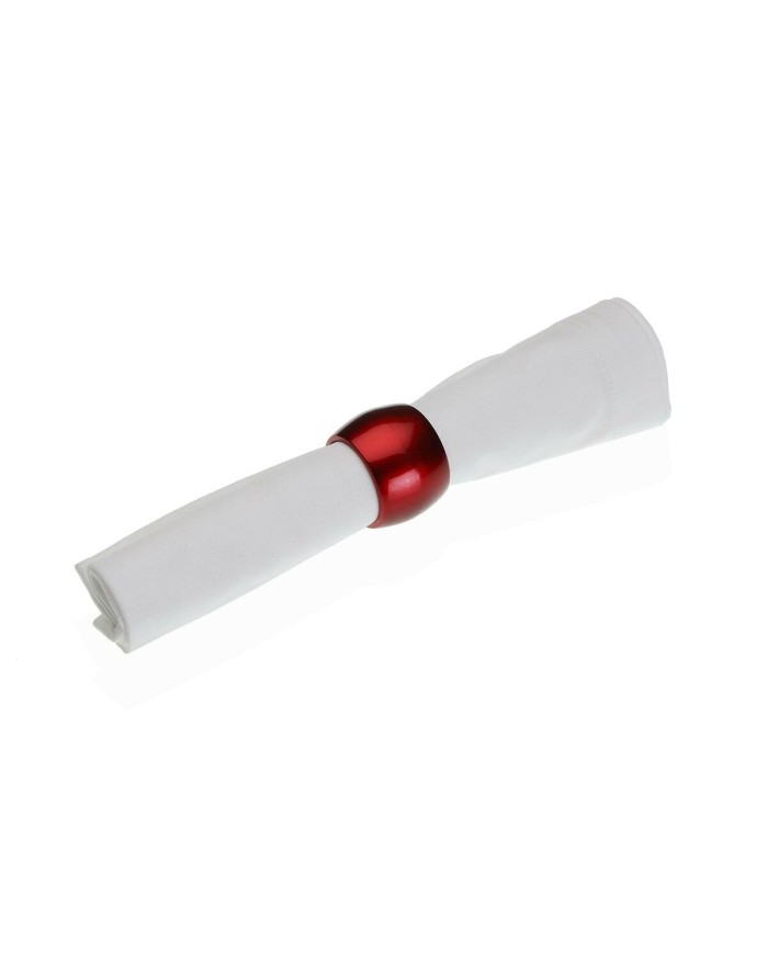 Anello portatovagliolo Versa Rosso polipropilene 4,7 x 3,2 x 4,7 cm 4 Pezzi
