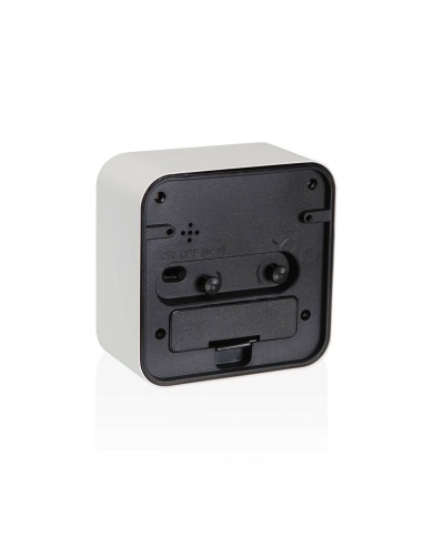 Orologio da Tavolo Versa Alvo Bianco Plastica 4,5 x 8,5 x 8,5 cm