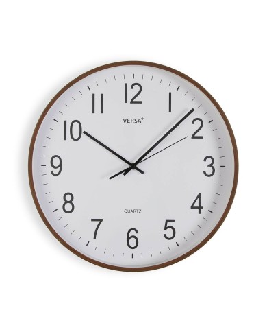 Orologio da Parete Versa Plastica Quarzo Legno MDF 5,5 x 40 x 40 cm