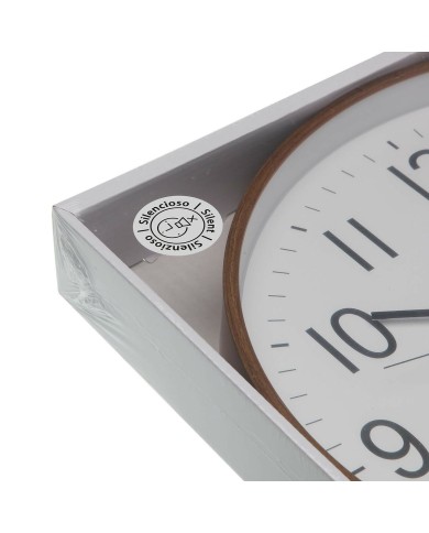 Orologio da Parete Versa Plastica Quarzo Legno MDF 5,5 x 40 x 40 cm