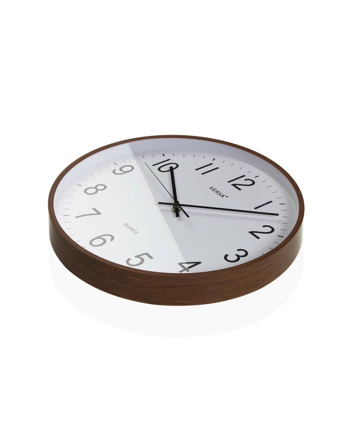 Orologio da Parete Versa Plastica Quarzo Legno MDF 5 x 35 x 35 cm