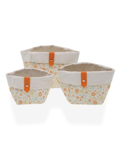 Set di Cestini Versa Clivia 14 x 14 x 14 cm Set di Cestini Versa Clivia 14 x 14 x 14 cm