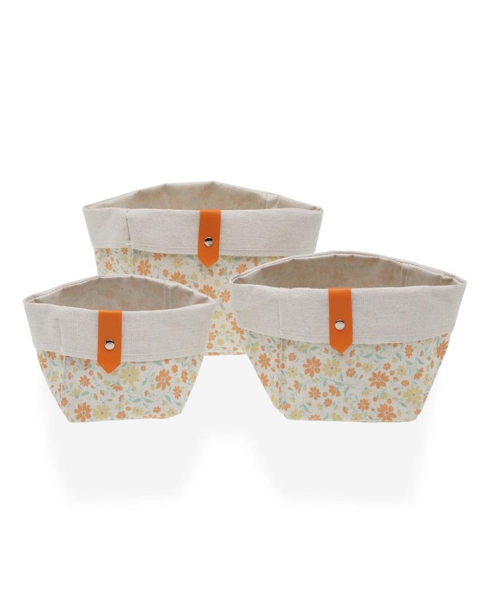 Set di Cestini Versa Clivia 14 x 14 x 14 cm Set di Cestini Versa Clivia 14 x 14 x 14 cm
