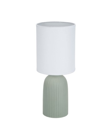 Lampada da tavolo Versa Verde Cotone Ceramica 40 W 15 x 36 cm