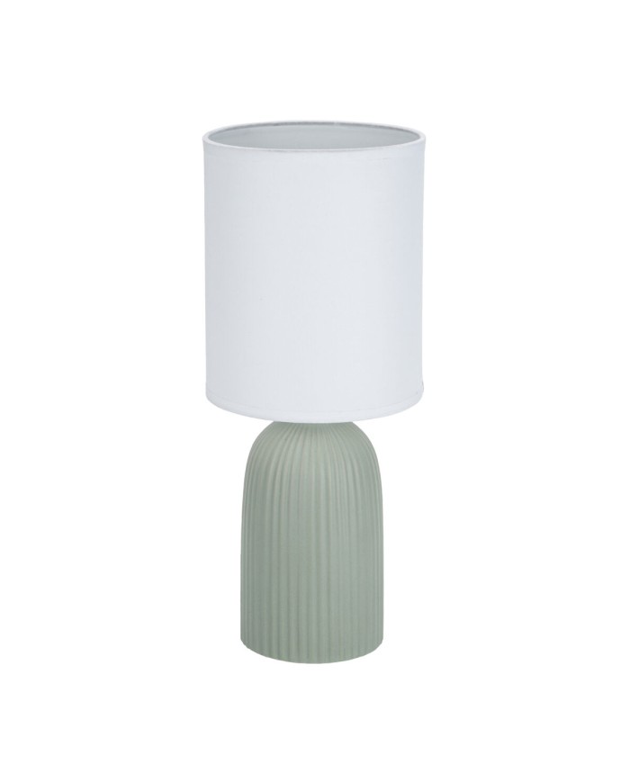 Lampada da tavolo Versa Verde Cotone Ceramica 40 W 15 x 36 cm