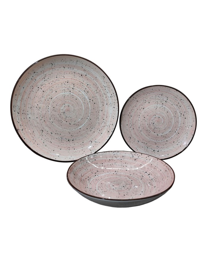 Servizio di Piatti Versa Lua Porcellana 18 Pezzi Servizio di Piatti Versa Lua Porcellana 18 Pezzi