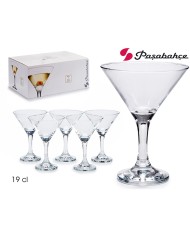 Bicchiere da cocktail Pasabahce 1002401-44410 Trasparente Vetro 190 ml 33 x 15 x 22 cm 10,7 x 13,5 cm 6 Pezzi