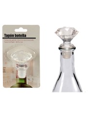 Tappo ermetico per bottiglie Kinvara 25013 Trasparente 4,5 x 14,5 x 8,5 cm Diamante (12 Unità)