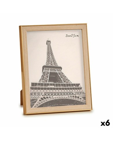 Cornice Portafoto WPC1920MG-4 Marrone Dorato Vetro polipropilene (6 Unità) Cornice Portafoto WPC1920MG-4 Marrone Dorato Vetro polipropilene (6 Unità)