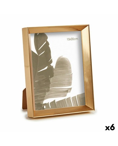 Cornice Portafoto WPC0235MG-3 Dorato Vetro Plastica (6 Unità) Cornice Portafoto WPC0235MG-3 Dorato Vetro Plastica (6 Unità)