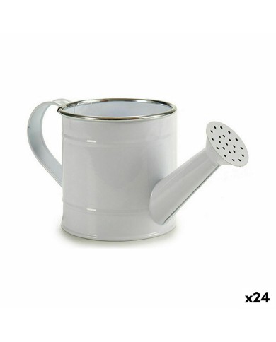 Annaffiatoio Ibergarden I00111-D Bianco Argentato Metallo 750 ml (24 Unità) Annaffiatoio Ibergarden I00111-D Bianco Argentato Metallo 750 ml (24 Unità)