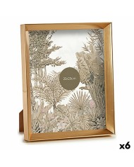 Cornice Portafoto WPC0235MG-1 Dorato Vetro Plastica (6 Unità) Cornice Portafoto WPC0235MG-1 Dorato Vetro Plastica (6 Unità)