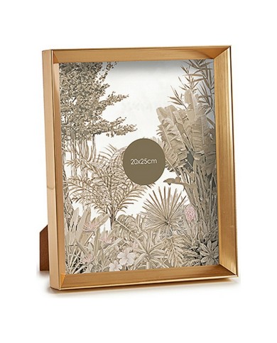 Cornice Portafoto WPC0235MG-4 Dorato Vetro Plastica (6 Unità) Cornice Portafoto WPC0235MG-4 Dorato Vetro Plastica (6 Unità)