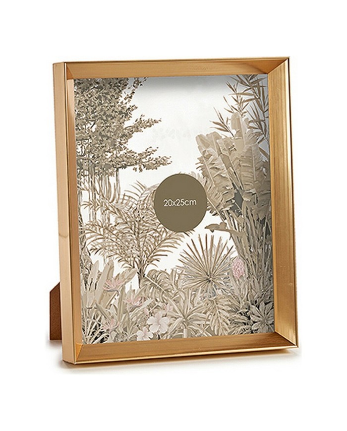 Cornice Portafoto WPC0235MG-4 Dorato Vetro Plastica (6 Unità)