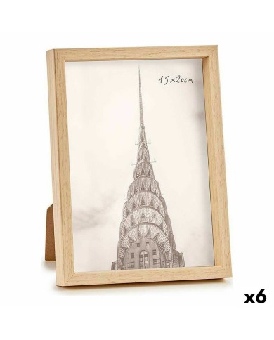 Cornice Portafoto WPC1020ML-3 Marrone Naturale Plastica (6 Unità) Cornice Portafoto WPC1020ML-3 Marrone Naturale Plastica (6 Unità)