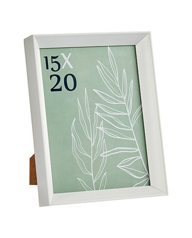 Cornice Portafoto WPC0235MG-3-WH Bianco Vetro Plastica (6 Unità) Cornice Portafoto WPC0235MG-3-WH Bianco Vetro Plastica (6 Unità)