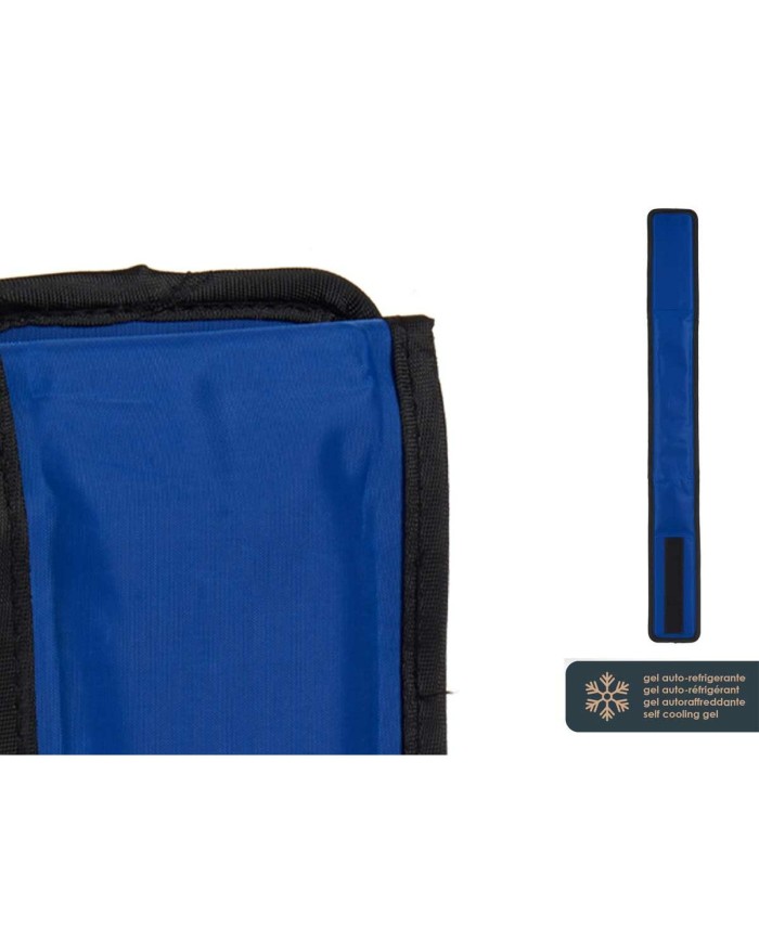 Collare per Cani Azzurro Nero PVC Gel 8 x 1 x 66 cm Refrigerante (4 Unità) Collare per Cani Azzurro Nero PVC Gel 8 x 1 x 66 cm Refrigerante (4 Unità)