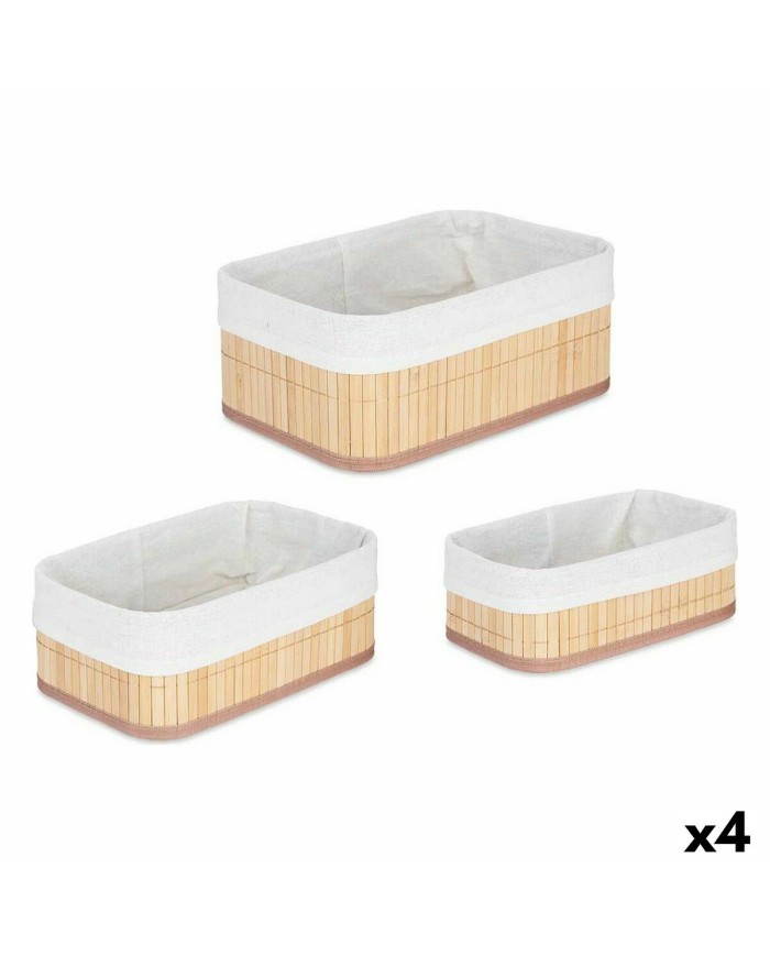 Set di Scatole per Sistemare Impilabili Kipit BA1317-437 31 x 12 x 21 cm 4 Unità Set di Scatole per Sistemare Impilabili Kipit BA1317-437 31 x 12 x 21 cm 4 Unità