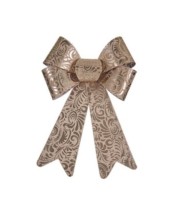 Decorazione pensile Bronce PVC Fiocco 16 x 24 x 4 cm (12 Unità) Decorazione pensile Bronce PVC Fiocco 16 x 24 x 4 cm (12 Unità)