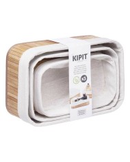 Set di Scatole per Sistemare Impilabili Kipit BA1317-437 31 x 12 x 21 cm 4 Unità Set di Scatole per Sistemare Impilabili Kipit BA1317-437 31 x 12 x 21 cm 4 Unità