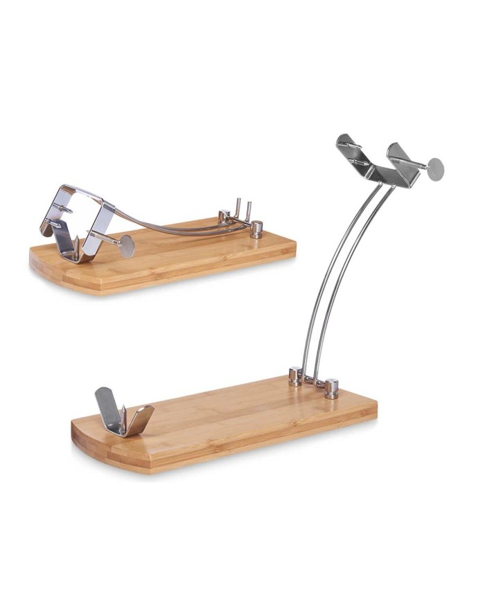 Porta Prosciutto di Legno Kinvara JWHH-3014 Naturale Metallo Bambù 47 x 16,5 x 36 cm Porta Prosciutto di Legno Kinvara JWHH-3014 Naturale Metallo Bambù 47 x 16,5 x 36 cm