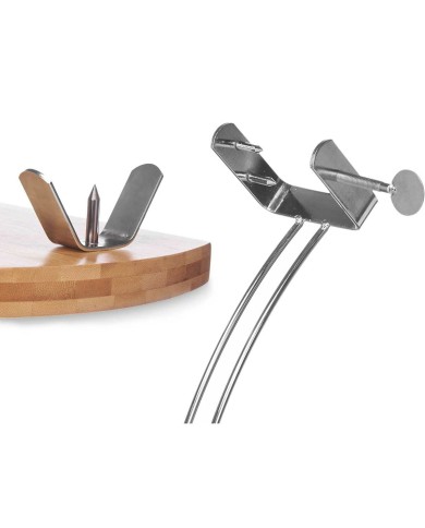 Porta Prosciutto di Legno Kinvara JWHH-3014 Naturale Metallo Bambù 47 x 16,5 x 36 cm Porta Prosciutto di Legno Kinvara JWHH-3014 Naturale Metallo Bambù 47 x 16,5 x 36 cm