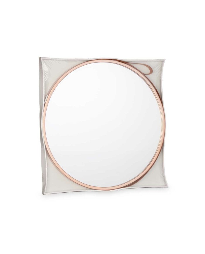 Specchio da parete 1268 Marrone Bronce 45 x 45 x 3 cm (4 Unità)