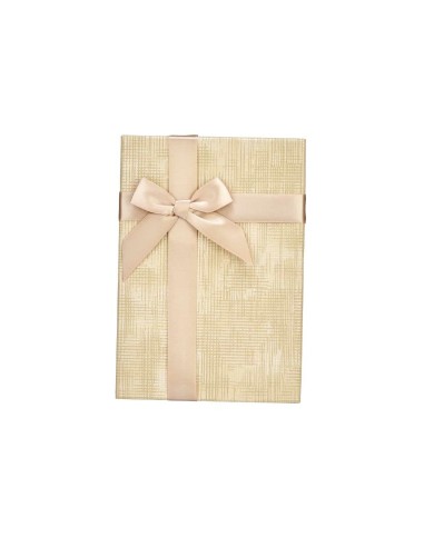 Set di Scatole Decorative Pincello 139 Beige Cartone Righe Fiocco 3 Pezzi Set di Scatole Decorative Pincello 139 Beige Cartone Righe Fiocco 3 Pezzi