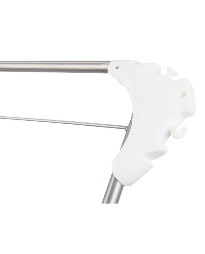 Stendibiancheria Pieghevole Kipit WR4062A-1NB-488 Bianco Argentato polipropilene Ferro 47 x 41 x 136 cm Verticale (5 Unità)