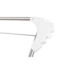 Stendibiancheria Pieghevole Kipit WR4062A-1NB-488 Bianco Argentato polipropilene Ferro 47 x 41 x 136 cm Verticale (5 Unità)