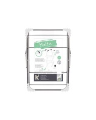 Stendibiancheria Pieghevole Kipit WR4062A-1NB-488 Bianco Argentato polipropilene Ferro 47 x 41 x 136 cm Verticale (5 Unità)